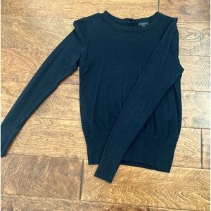 Ann Taylor black sweater XS smoke and pet free home.